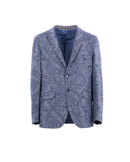 Shop ETRO Saldi Giacca: Etro blazer jacquard in cotone.
Vestibilità regular.
Revers classico.
Chiusura monopetto con bottoni.
Taschino a filetto sul petto.
Tasche laterali a pattina.
Bottoni in corno.
Polsi con bottoni.
Spacchi posteriori.
Composizione: 100% cotone.
Made in Italy.. 0001 99IA505-X0880